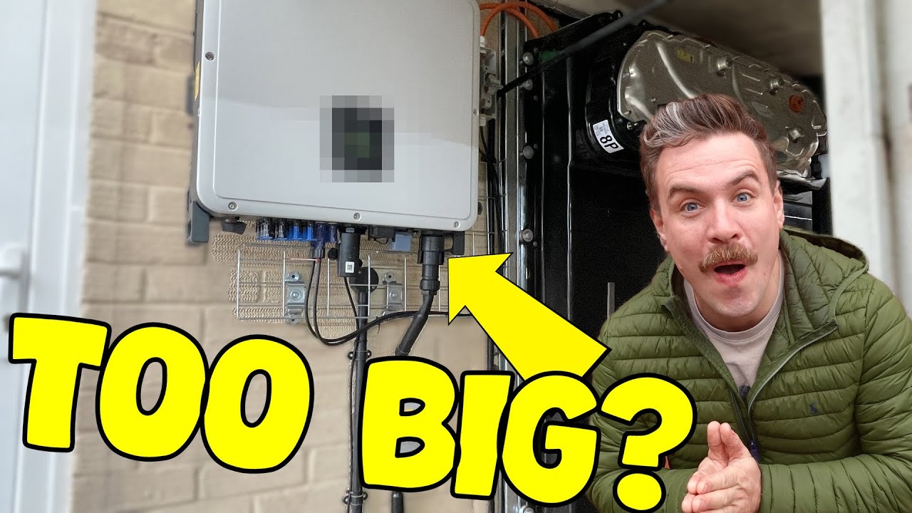 The BIGGEST Solar Inverter You'll Ever See on a Residential Property!