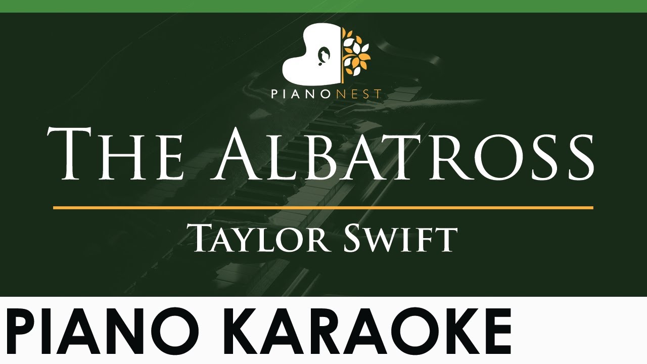 Taylor Swift - The Albatross - LOWER Key (Piano Karaoke Instrumental)