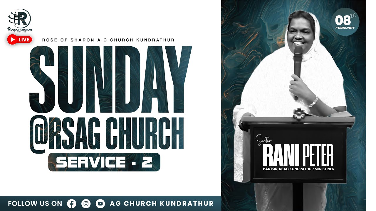 08TH FEBRUARY 2026 || SUNDAY SECOND SERVICE LIVE || JOIN WITH US