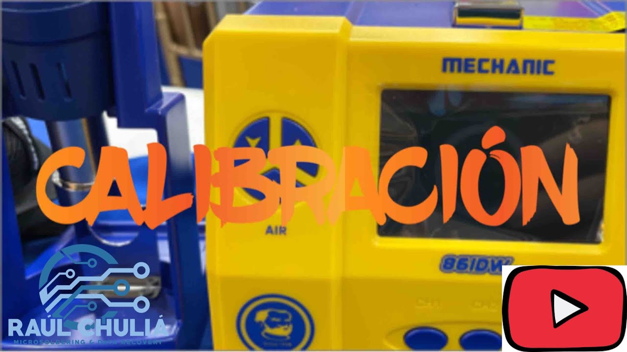 MECHANIC 861DW - CALIBRACION - MENU - AJUSTES