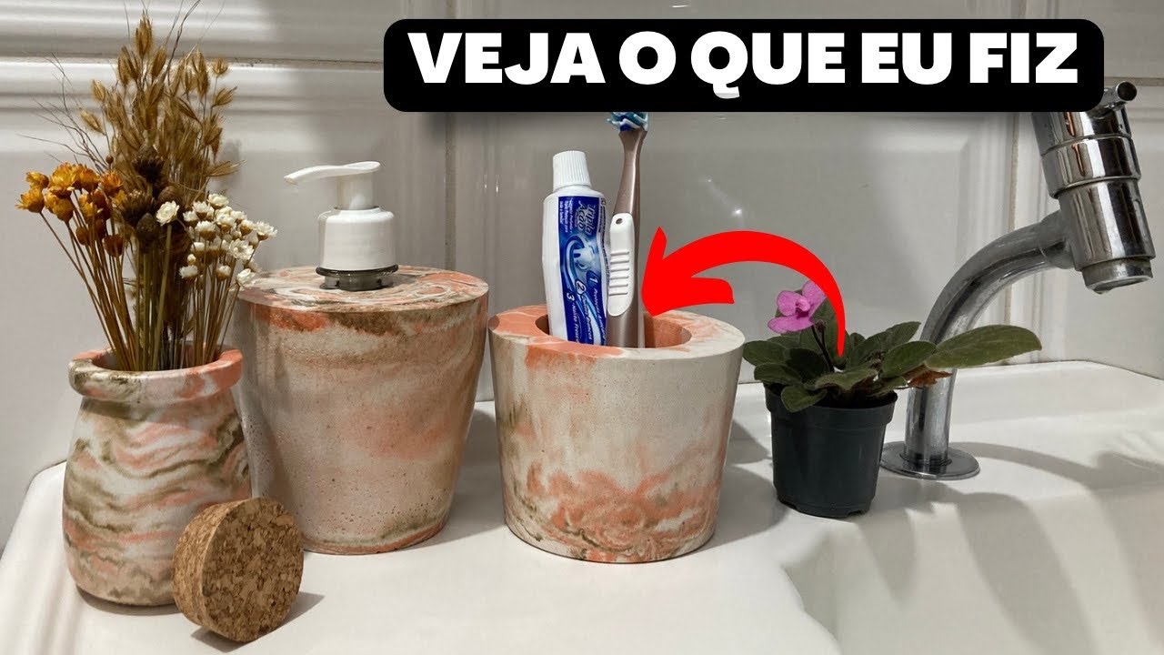 FAÇA VOCÊ MESMO com ARGAMASSA ACIII BRANCA | Peças de cimento