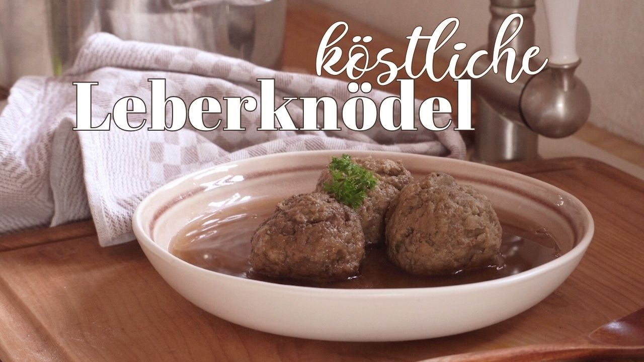 mein Hausrezept für frische Leberknödel - fettarm & lecker auf Vorrat - gewolft mit Bosch MFW68660