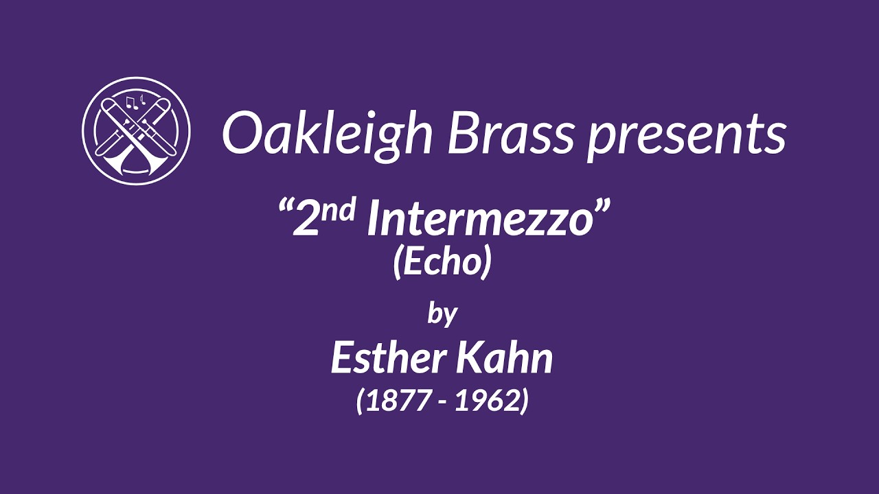 “2nd Intermezzo” by Esther Kahn (1877-1962)