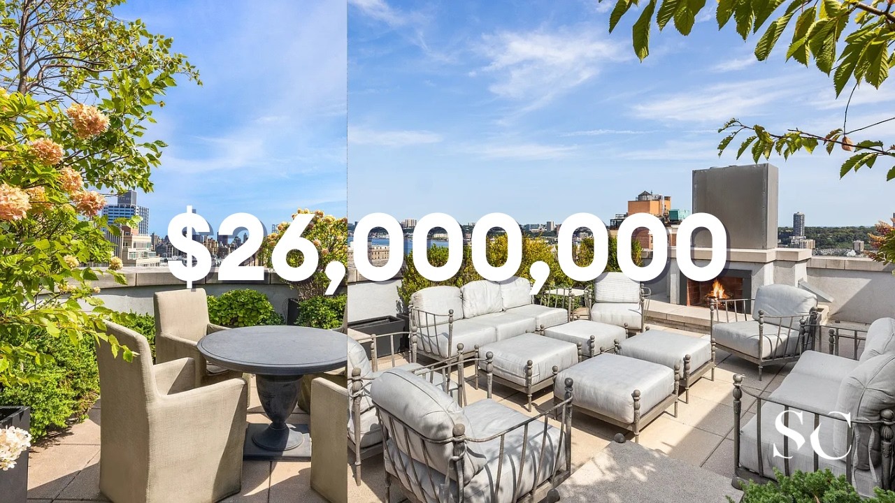 Touring a $26,000,000 Upper West Side Penthouse with an Unbelievable FULL Floor Terrace ✨