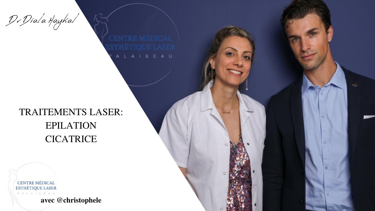 Traitements au Laser: 🔴Épilation définitive  🔵Cicatrice
