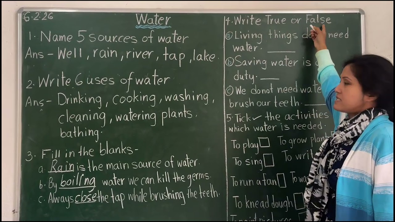 Узнайте больше о воде 💦