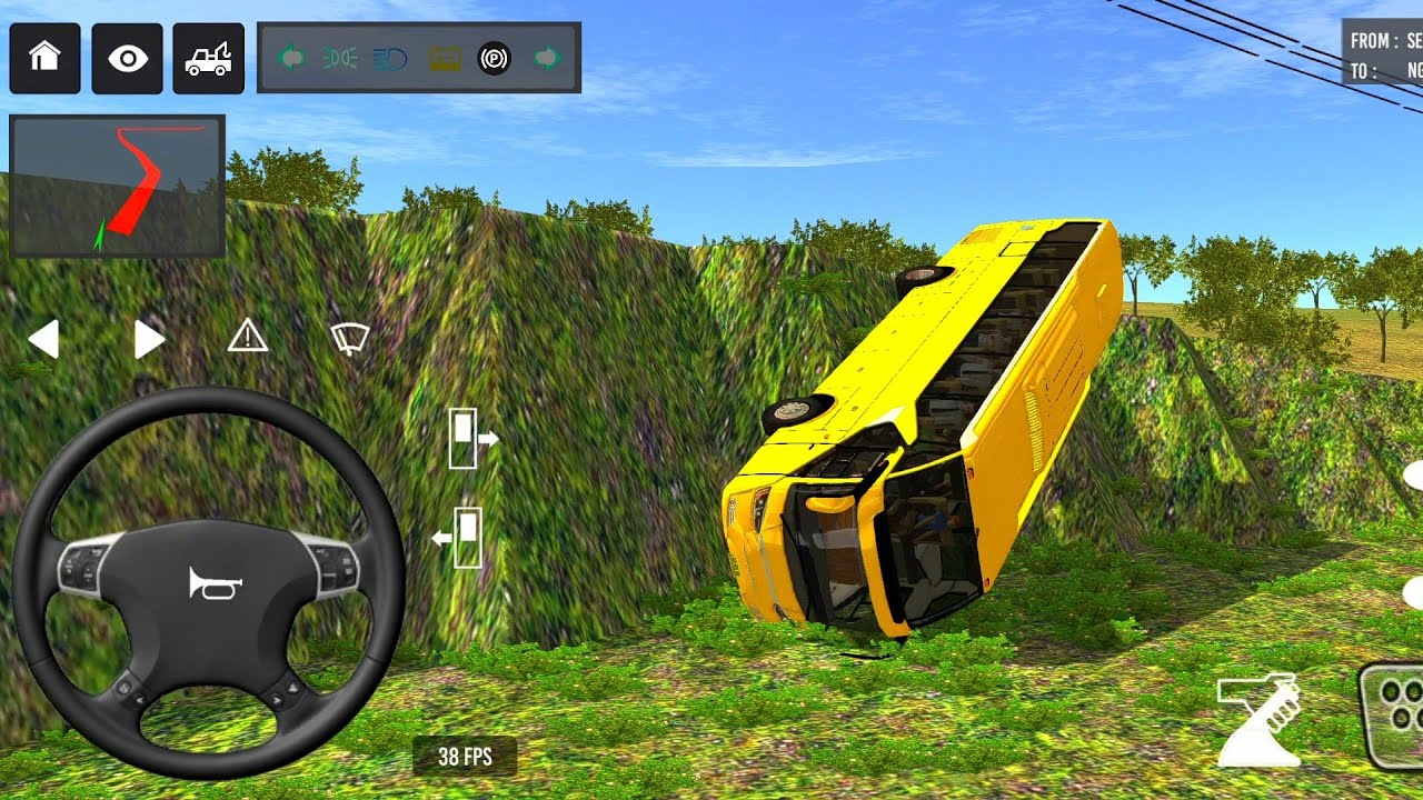 Indonesia City Bus Driving 🚌 | Euro Coach BUS SIMULATOR INDONESIA | Android 2026 Gameplay 🔥