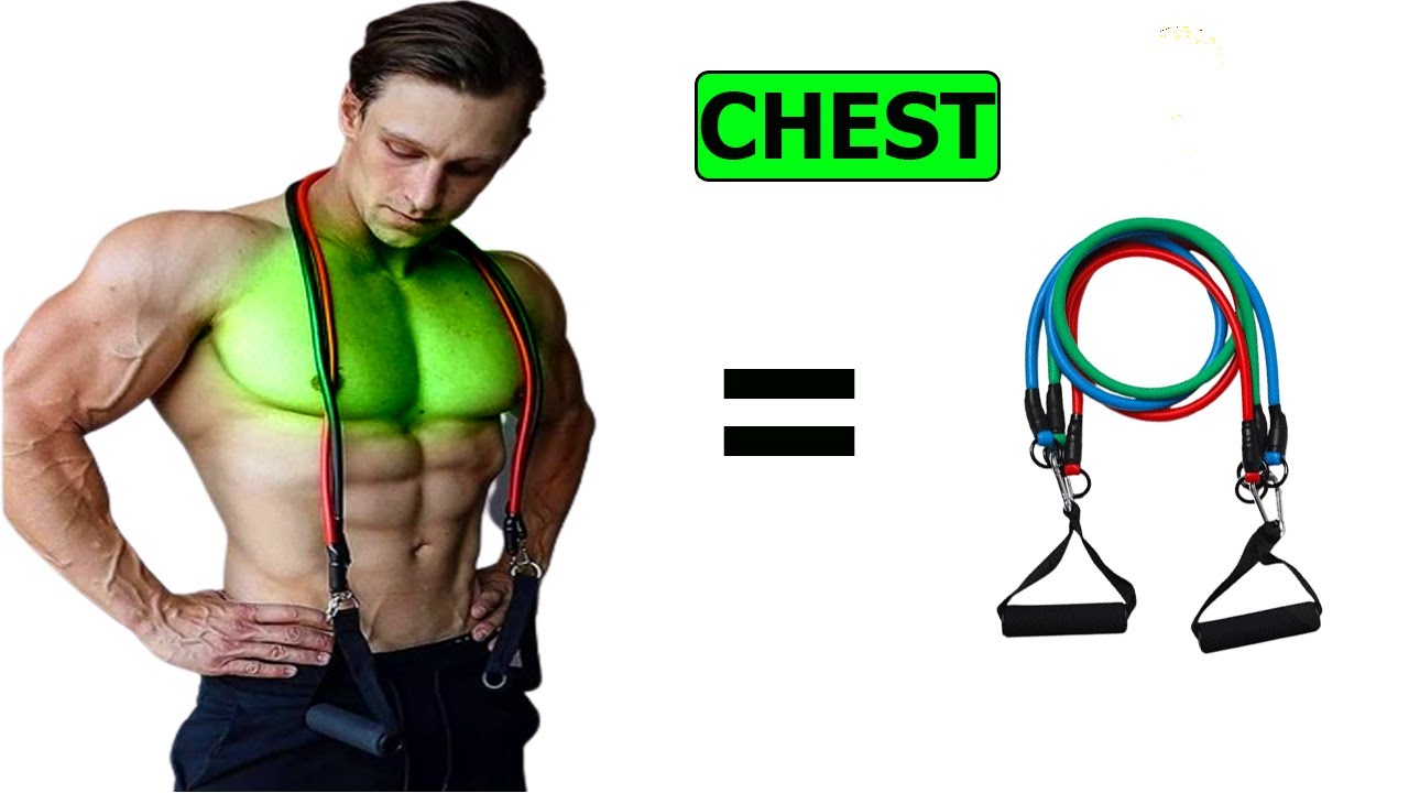 CHEST WORKOUT WITH RESISTANCE BAND AT HOME | 5 NEW EXERCISES