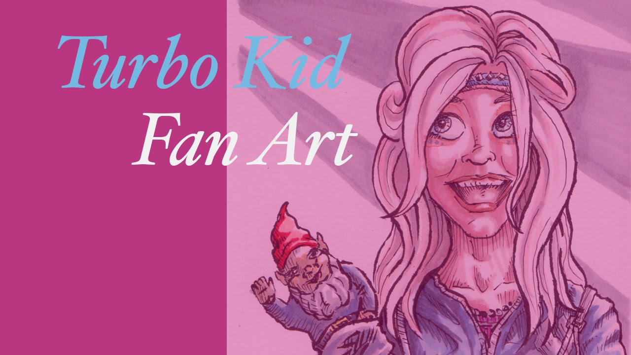 Apple from Turbo Kid (Time Lapse Fan Art)