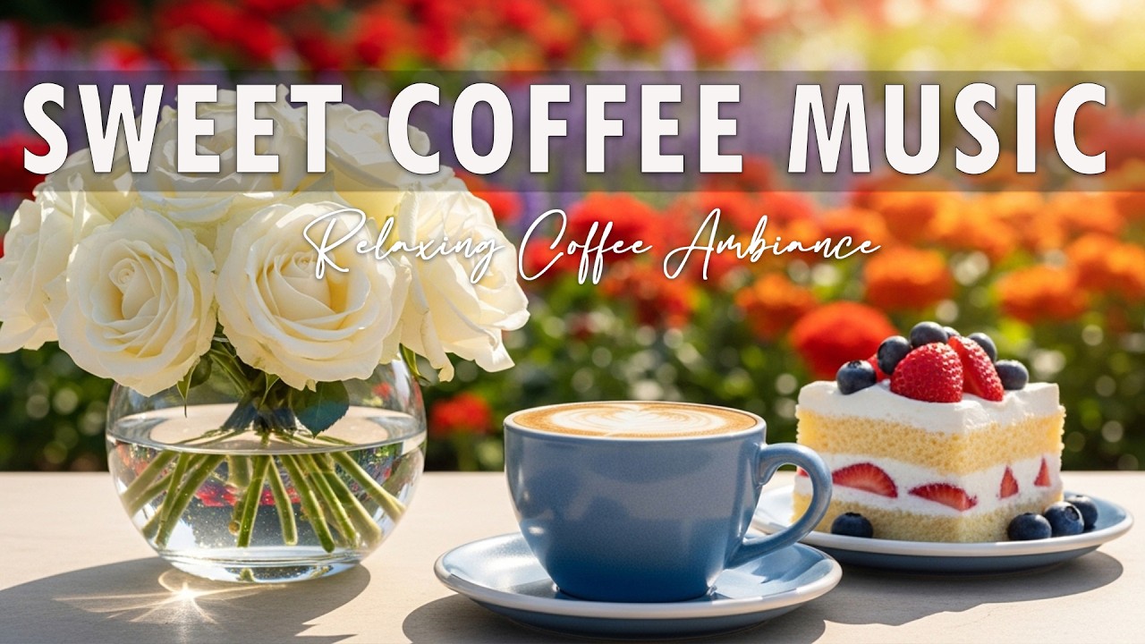 Sweet Coffee Music☕ Relaxing  Ambiance - Bossa Nova Instrumental & Jazz Music for Stress Relief