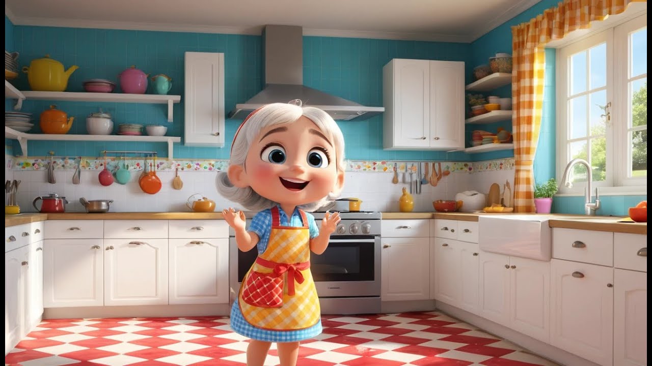 Grandma&rsquo;s Kitchen Sing Along! | Fun Cooking Song for Kids | Delicious Kitchen Rhymes