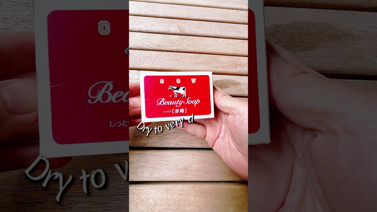 Blue or Red? Cow Beauty Soap for dry skin