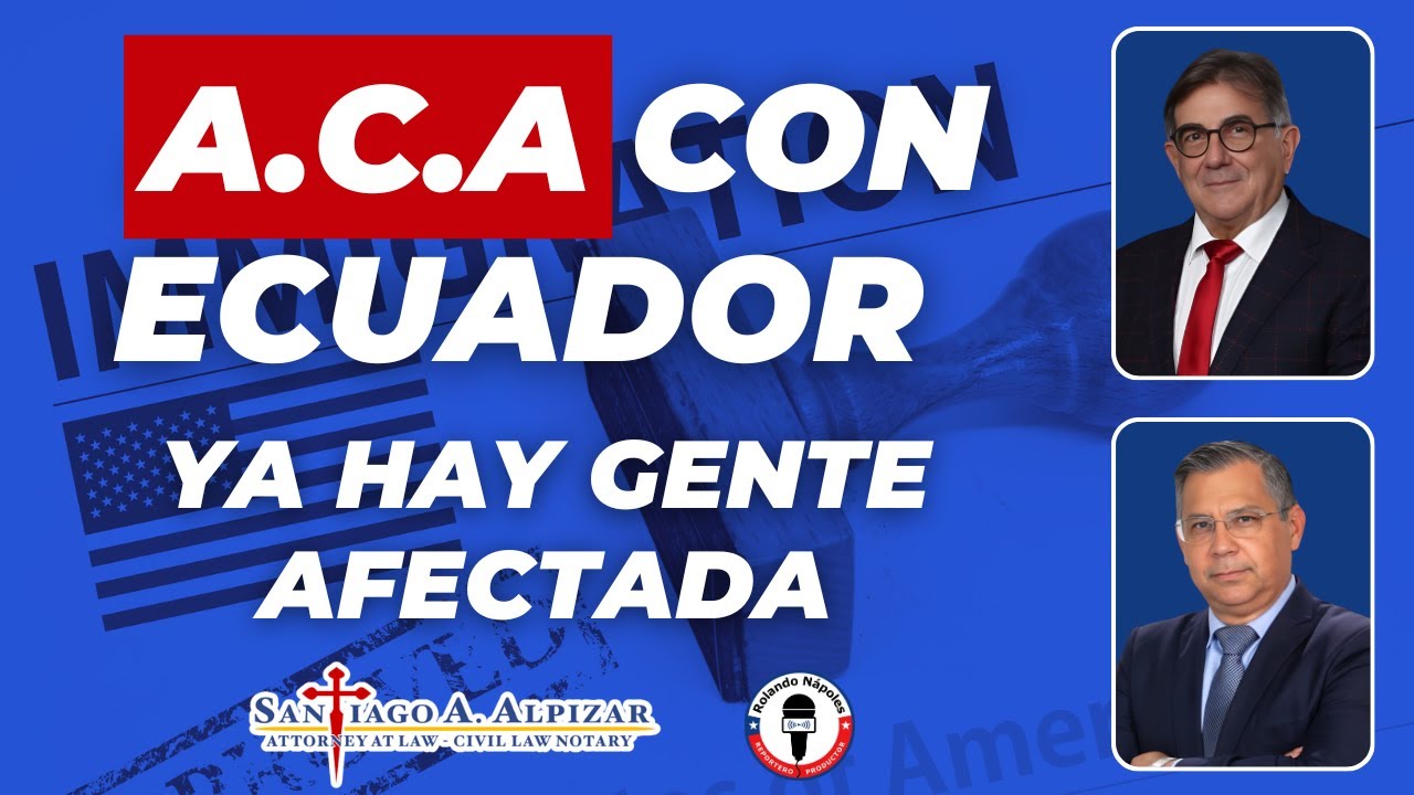 A.C.A con Ecuador es en serio y ya hay gente afectada.