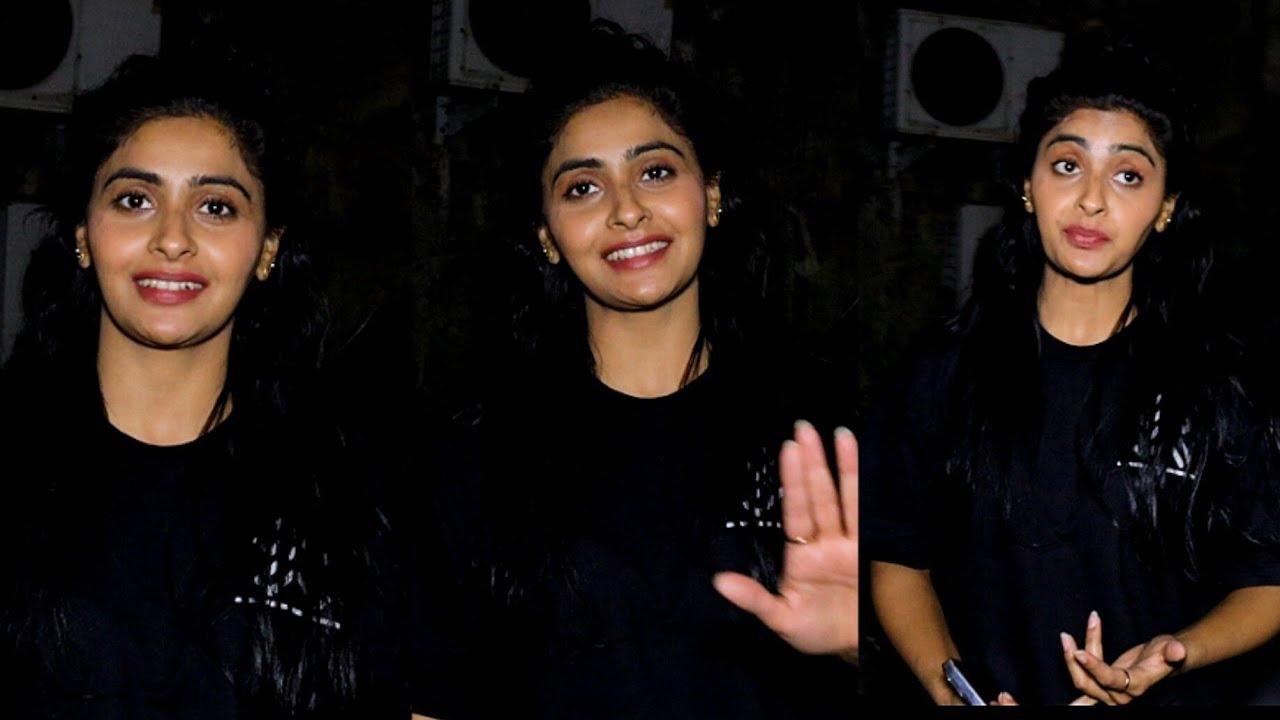 Yukti Kapoor snapped at Maddam Sir set today | Glitterandglamour |