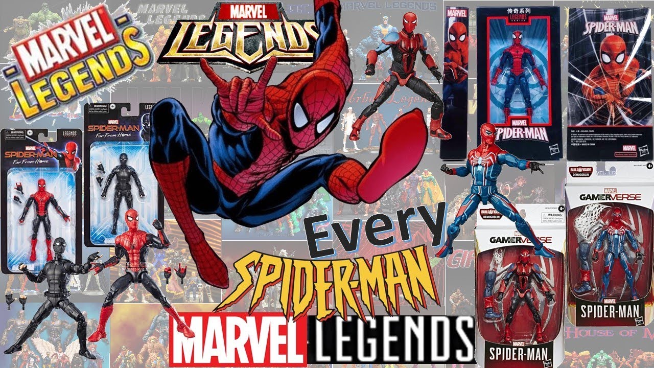Сравнение всех фигурок Marvel Legends Spider-Man от Toybiz и Hasbro. Spiderman Classics (эксклюзи...