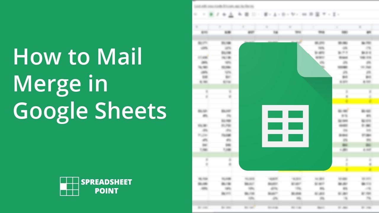 How to Mail Merge in Google Sheets