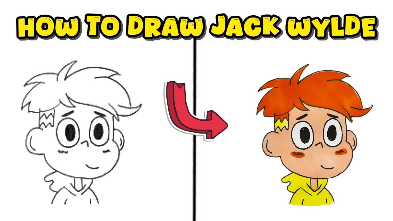 How to Draw Jack Wylde from Wylde Pak &ndash; Complete Character Tutorial