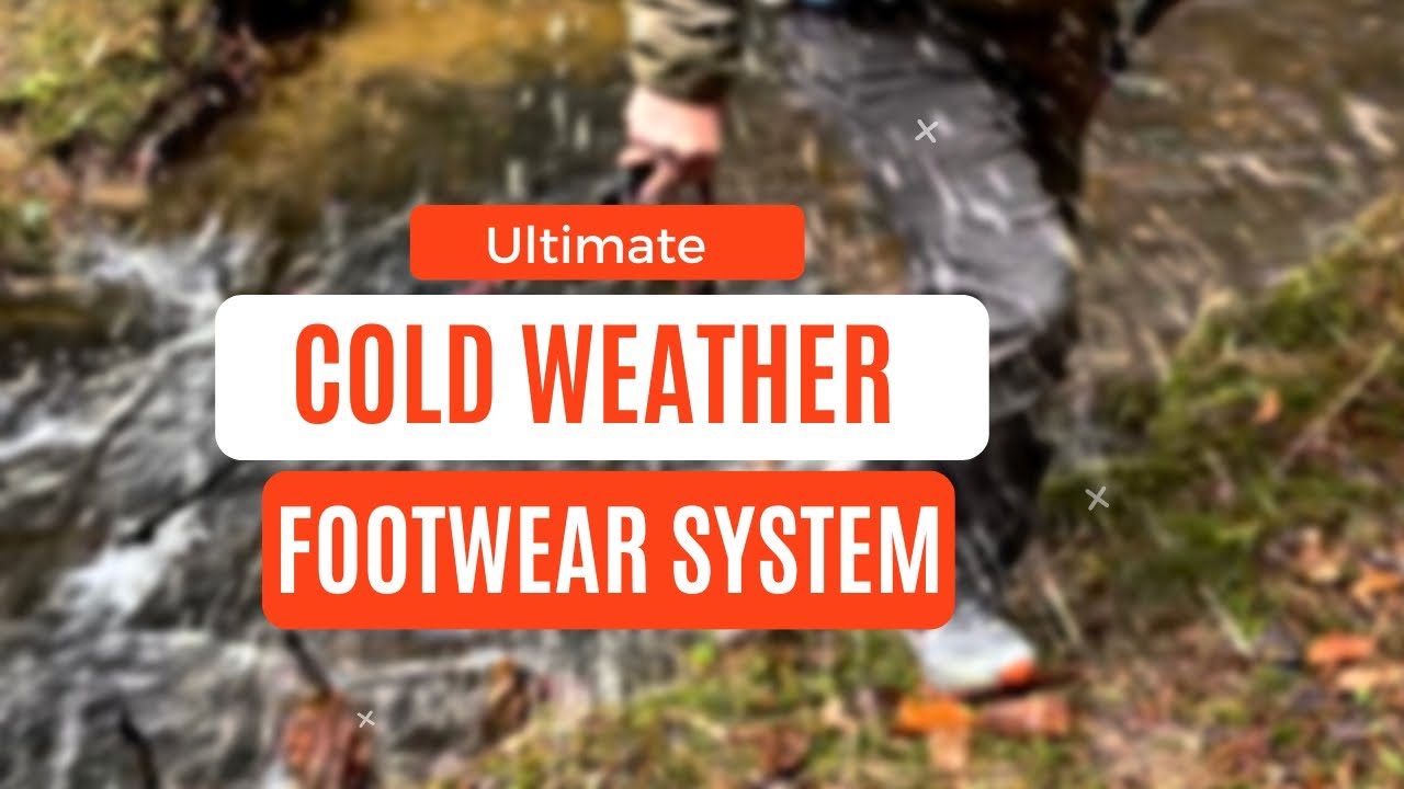 My Backpacking footwear system for cold wet conditions
