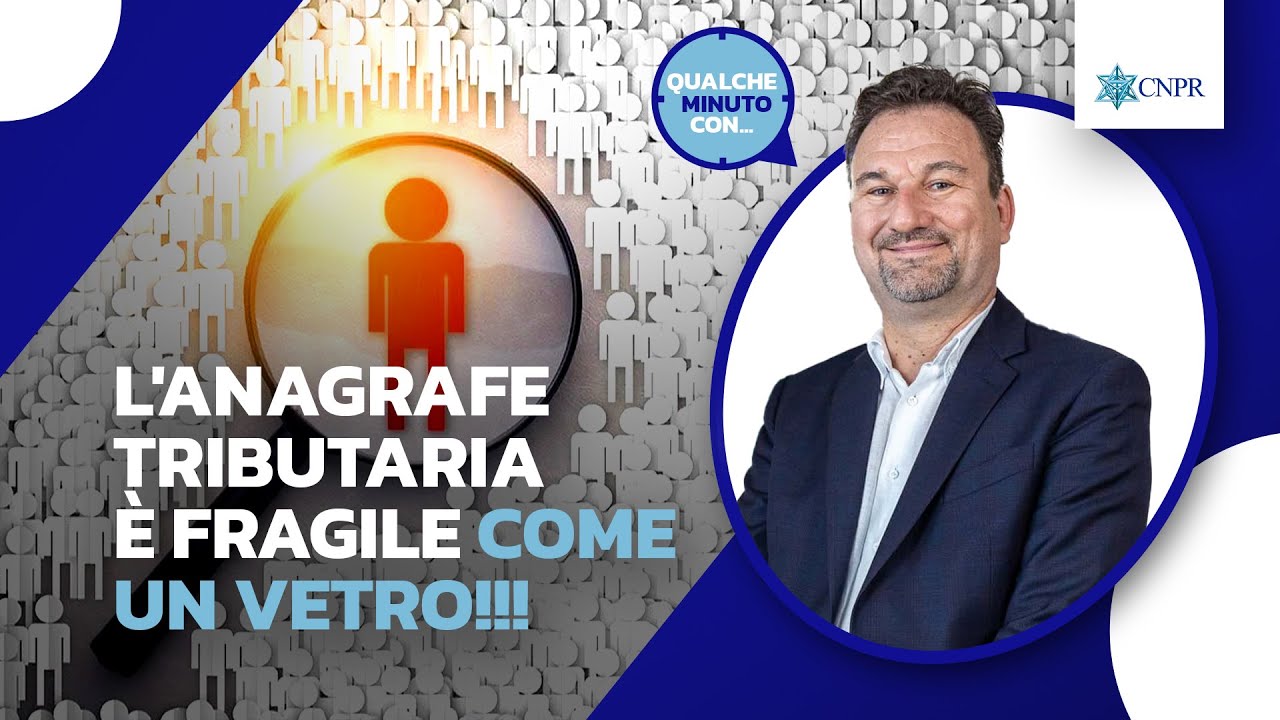 Andrea Bongi - L'anagrafe tributaria &egrave; fragile come un vetro!!!