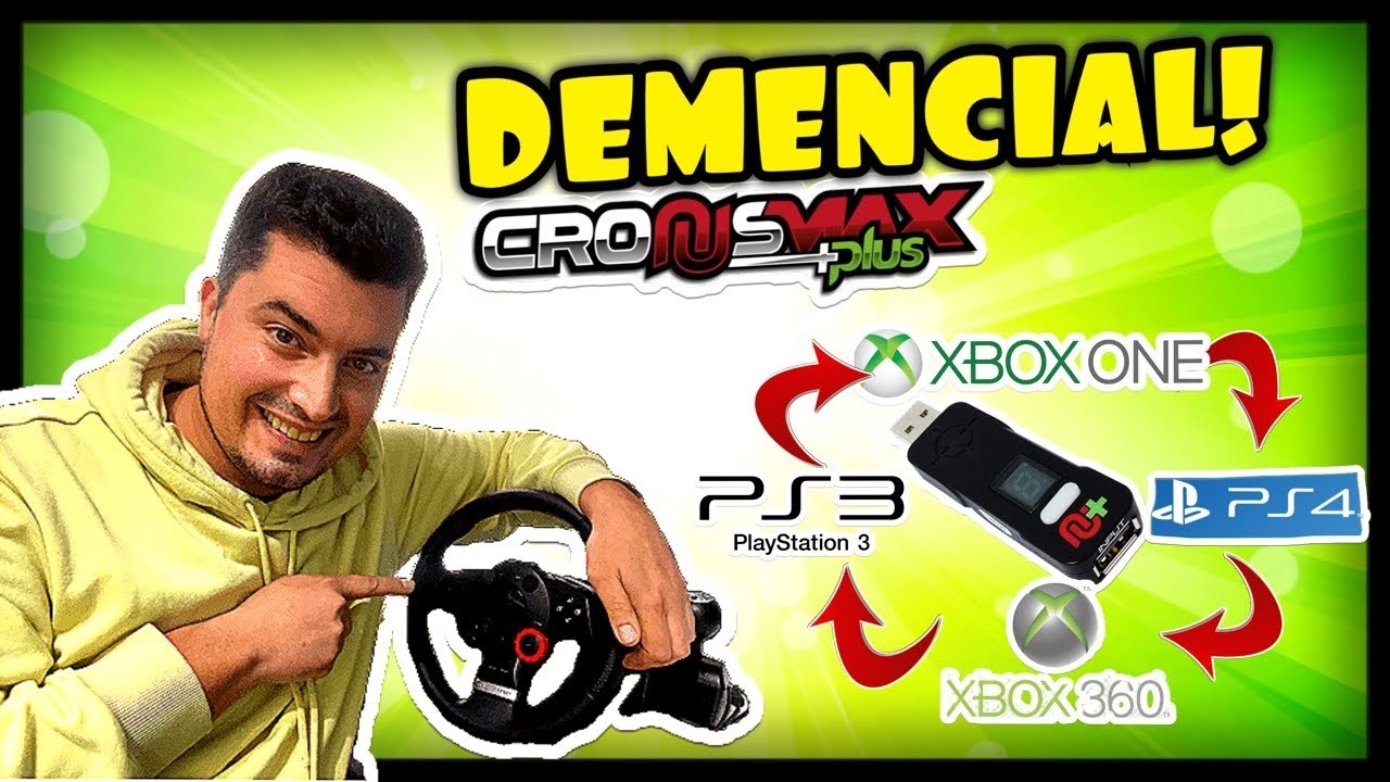 CRONUSMAX PLUS: Haz tus mandos | volantes | arcade sticks compatibles entre todos los sistemas*!