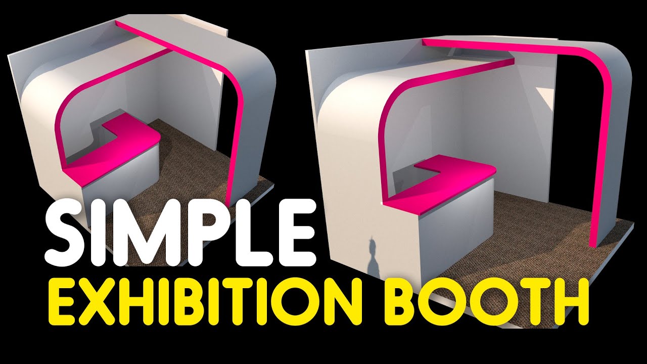 Making Exhibition booth With google sketchup