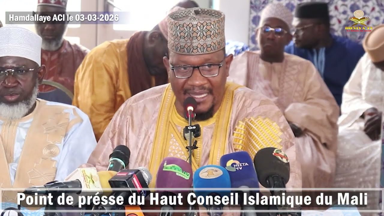 POINT DE PRESSE DEU HAUT CONSEIL ISLAMIQUE DU MALI. P: 02.