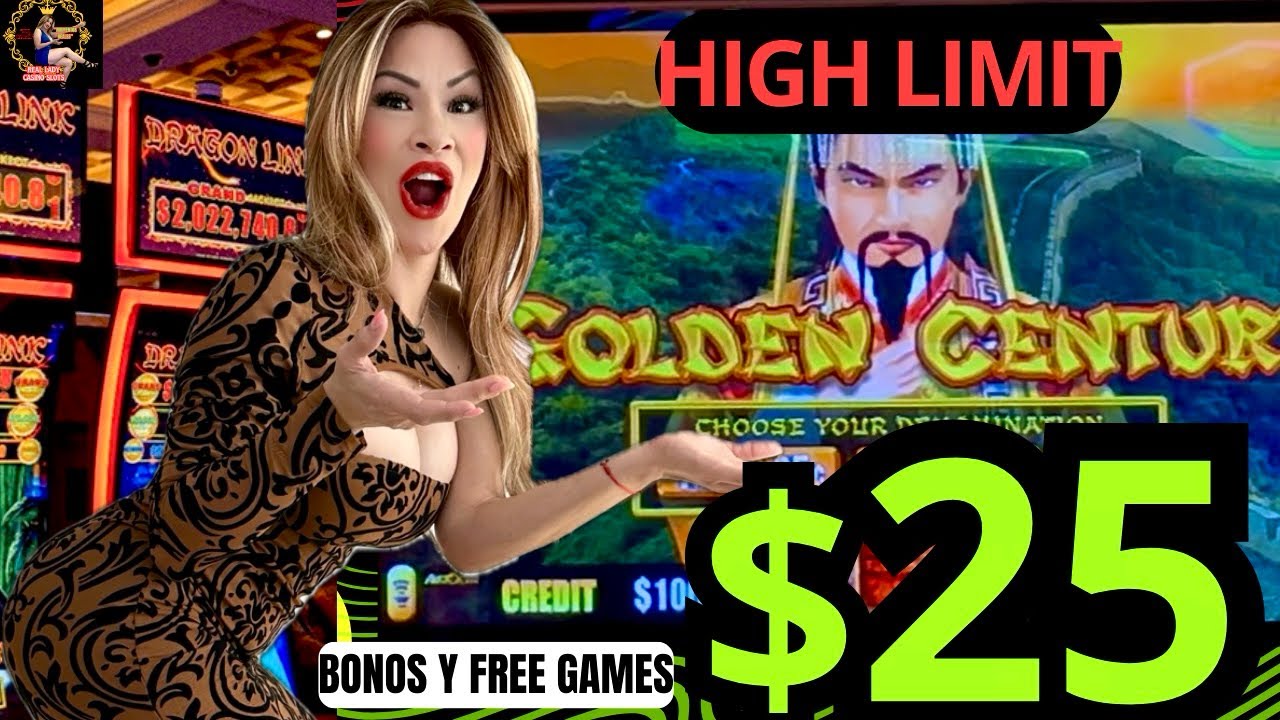 🔥 HIGH LIMIT $25 y ME DA BONOS Y FREE GAMES en Dragon Link 😱 GRAN SORPRESA | Real Lady Casino Slots