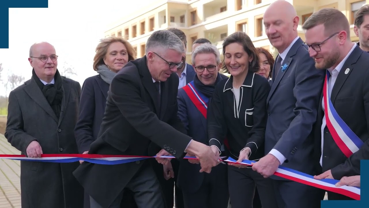 Inauguration du Cluster des Médias - Le Bourget / Dugny
