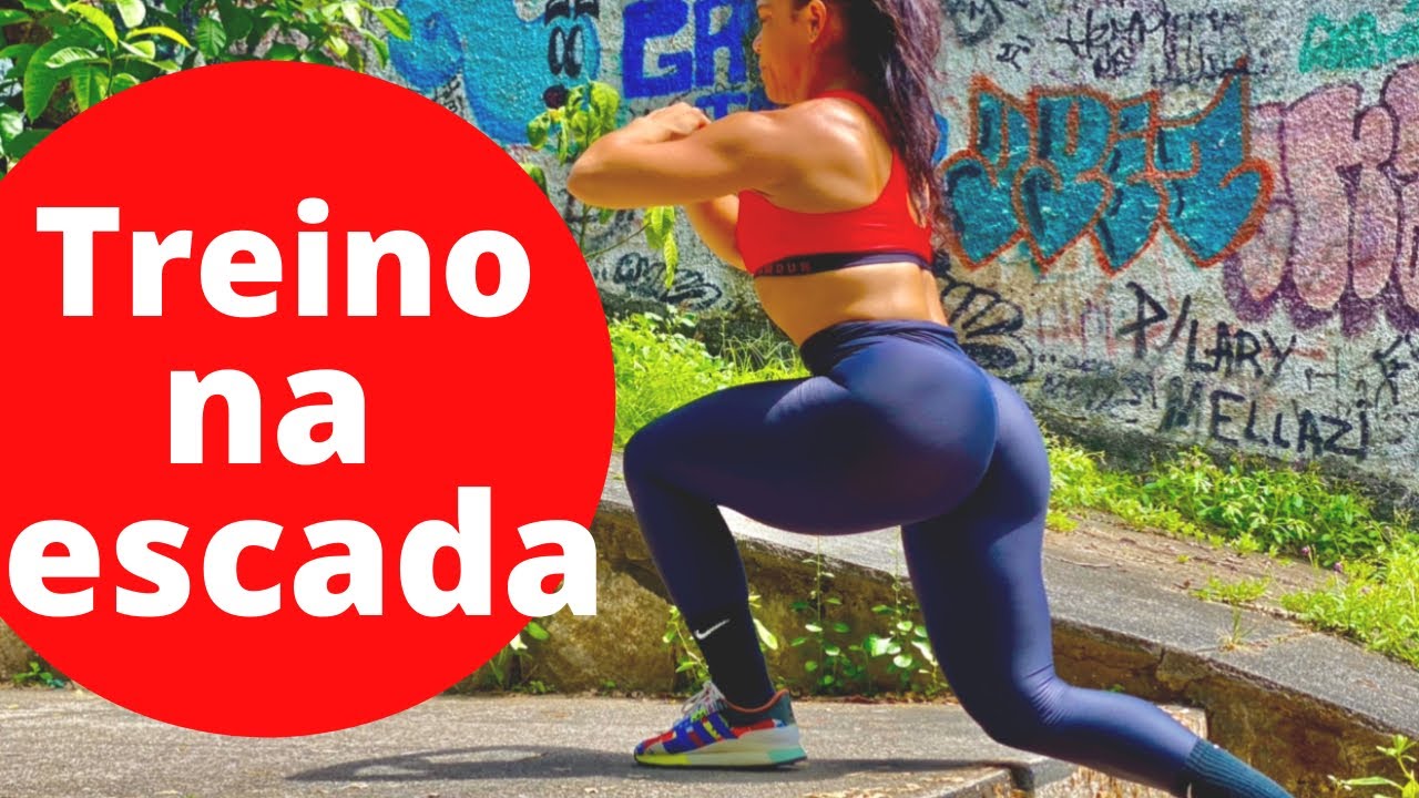 Treino na escada!!! Série completa para você dar um TREINÃOOO em qualquer escada!