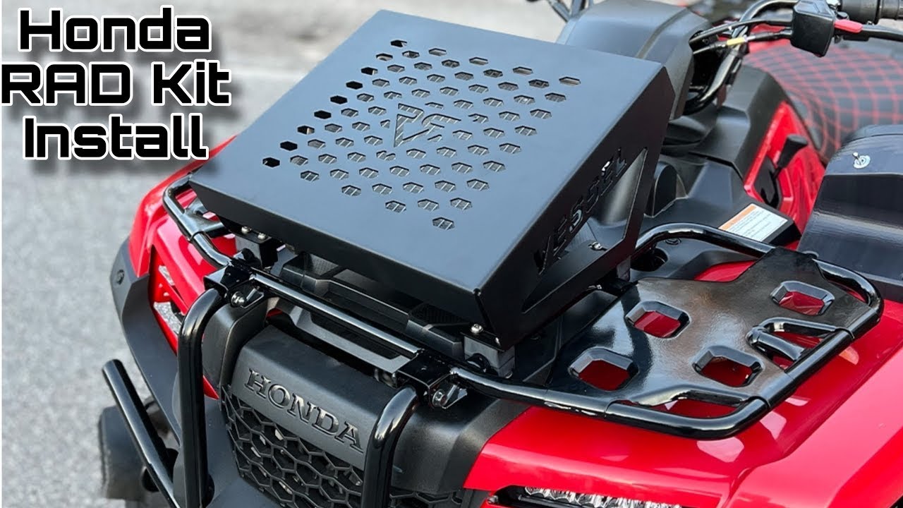 How to Install 2014+ Honda Rancher, Foreman, Rubicon Radiator Relocate Kit
