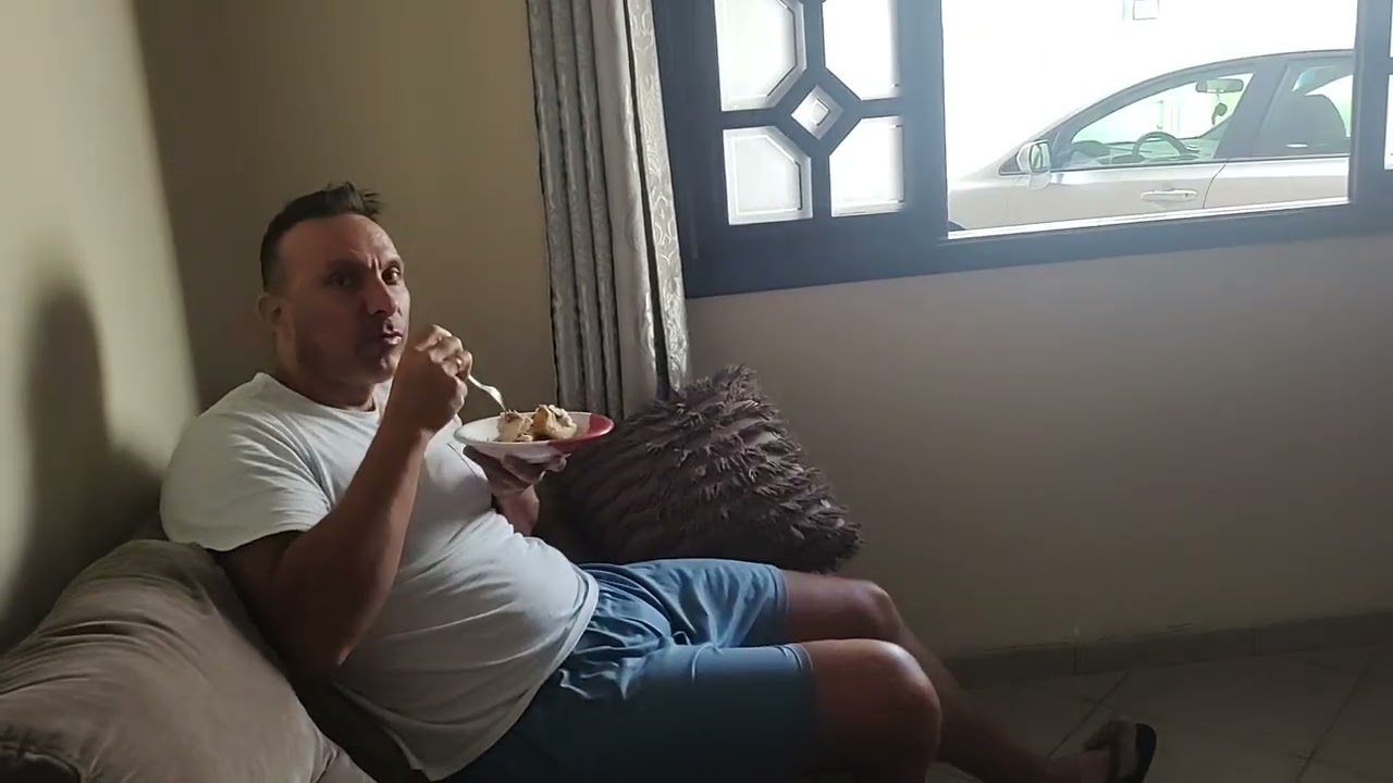 Almoço na casa do meu filho meus corações 🥰