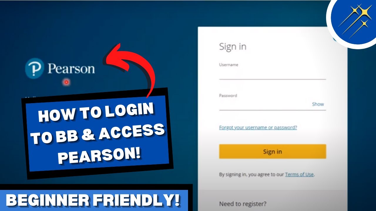 How to Login to BB and Access Pearson