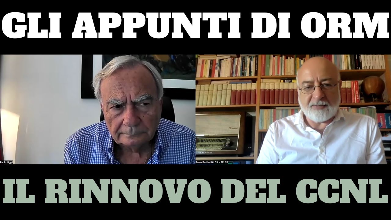 Il rinnovo del contratto collettivo trasporti e logistica | con Paolo Uggè