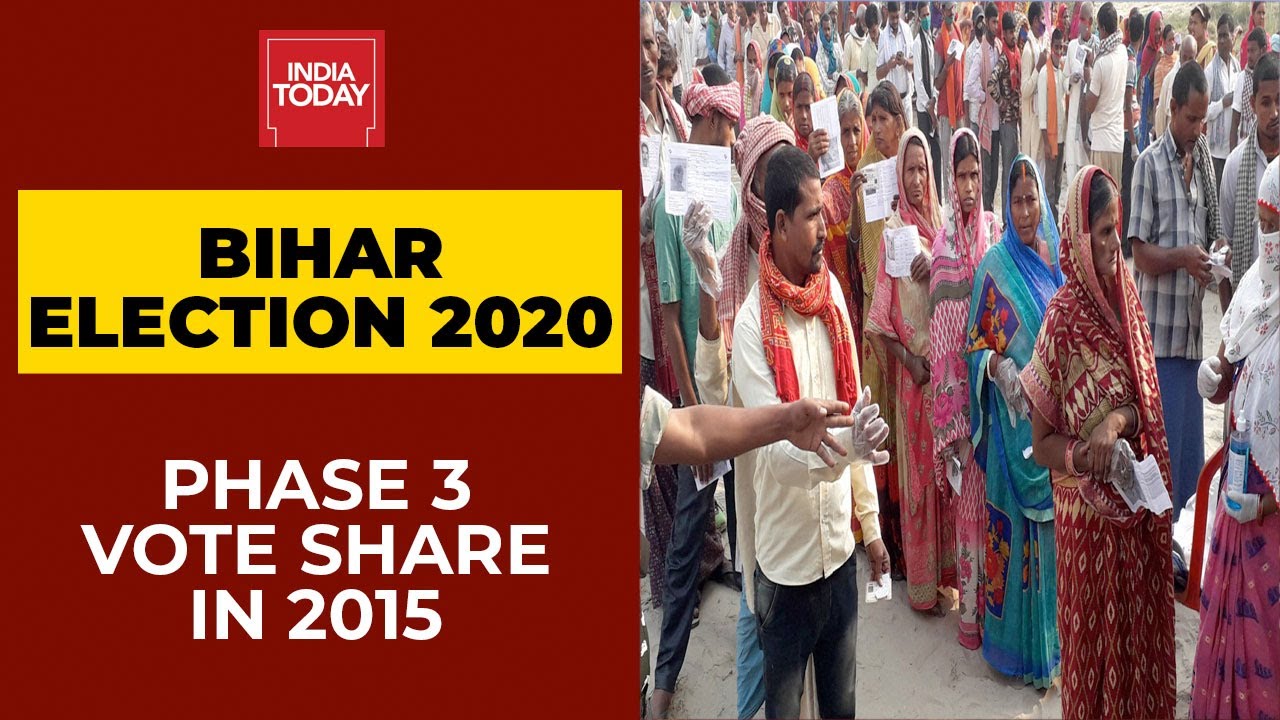 Bihar Election 2020: Vote Share Of Phase 3 In 2015 Polls | India Today EXCLUSIVE
