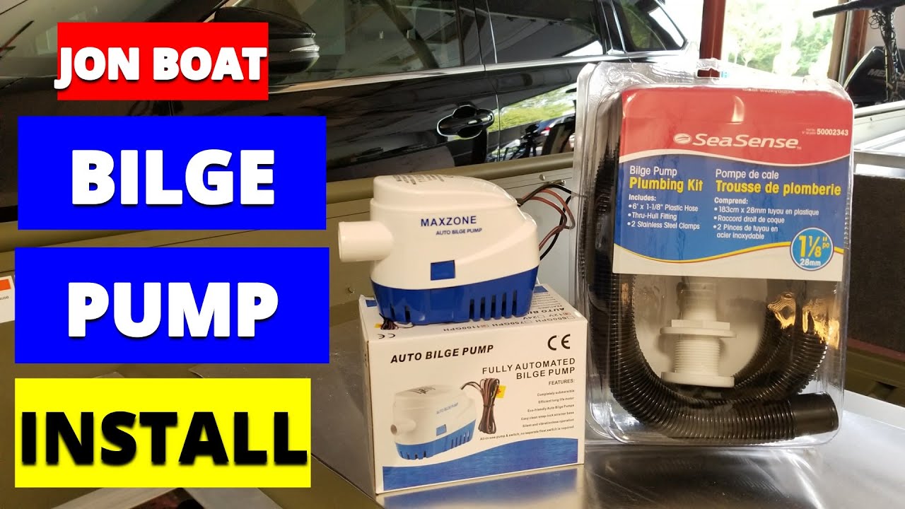 BILGE PUMP Install Complete Step-By-Step {Jon Boat To Bass Boat Conversion} Lowe 1448