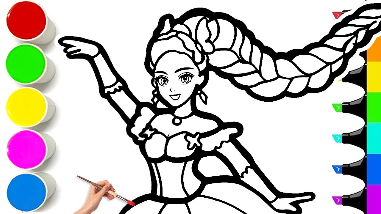 How To Draw KPOP DEMON HUNTERS Rumi Ballet Dancer | Easy Step By Step Tutorial