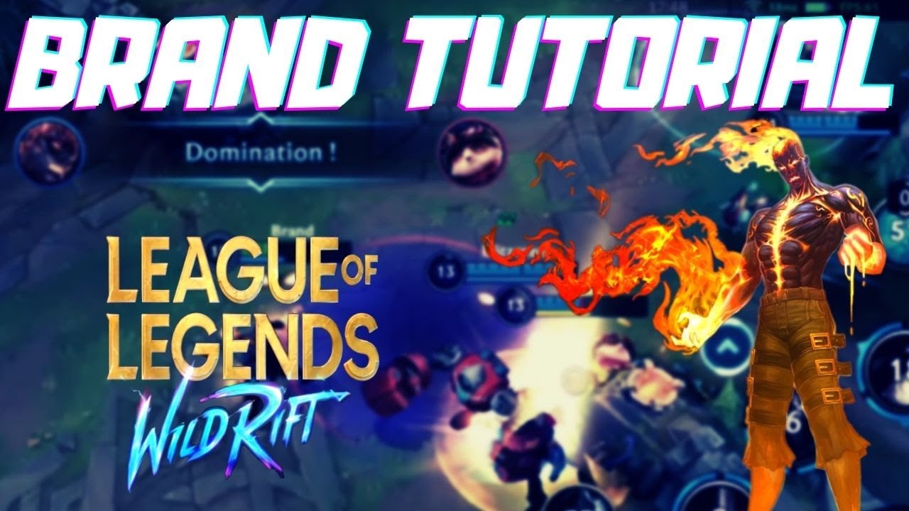 TROUVE TON MAIN #40 : BRAND TUTORIEL FR [ LoL Wild Rift FR ]