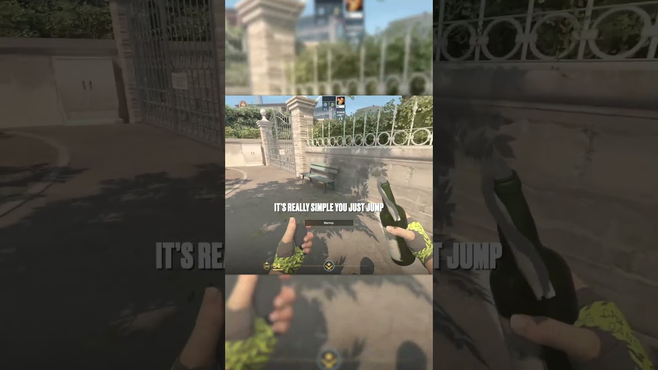 ЛУЧШИЙ способ захватить Фонтан на Overpass! #cs2 #counterstrike #shorts