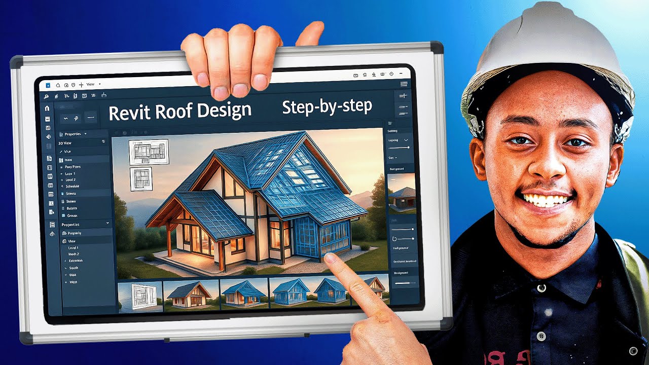 Roofs in Revit, complete step by step process