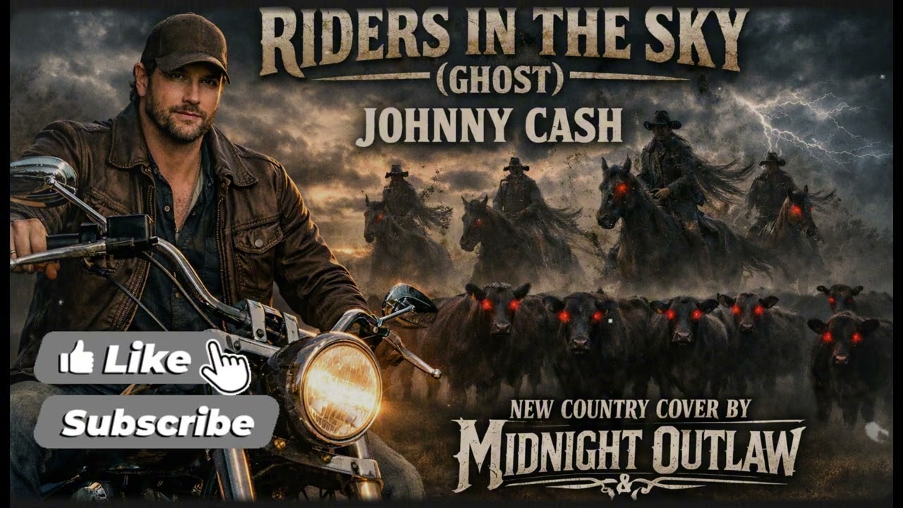 Johnny Cash - Ghost Riders in the sky | New Country Cover (by Midnight Outlaw)