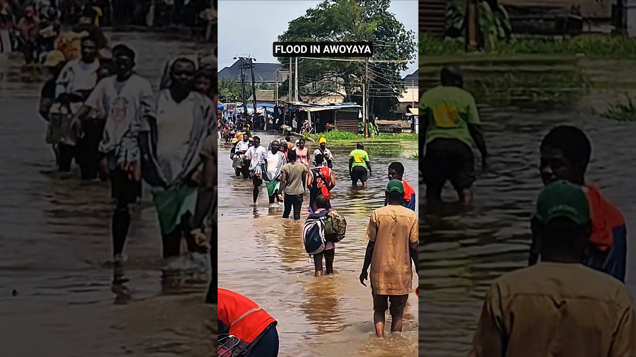 Latest Flood Update in Awoyaya Lagos #shorts