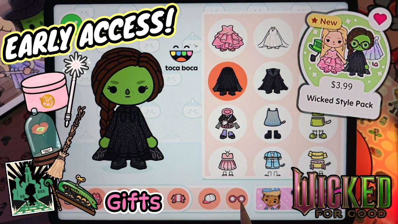 РАННИЙ ДОСТУП: Wicked x Toca Boca и все бесплатные подарки! 🎁