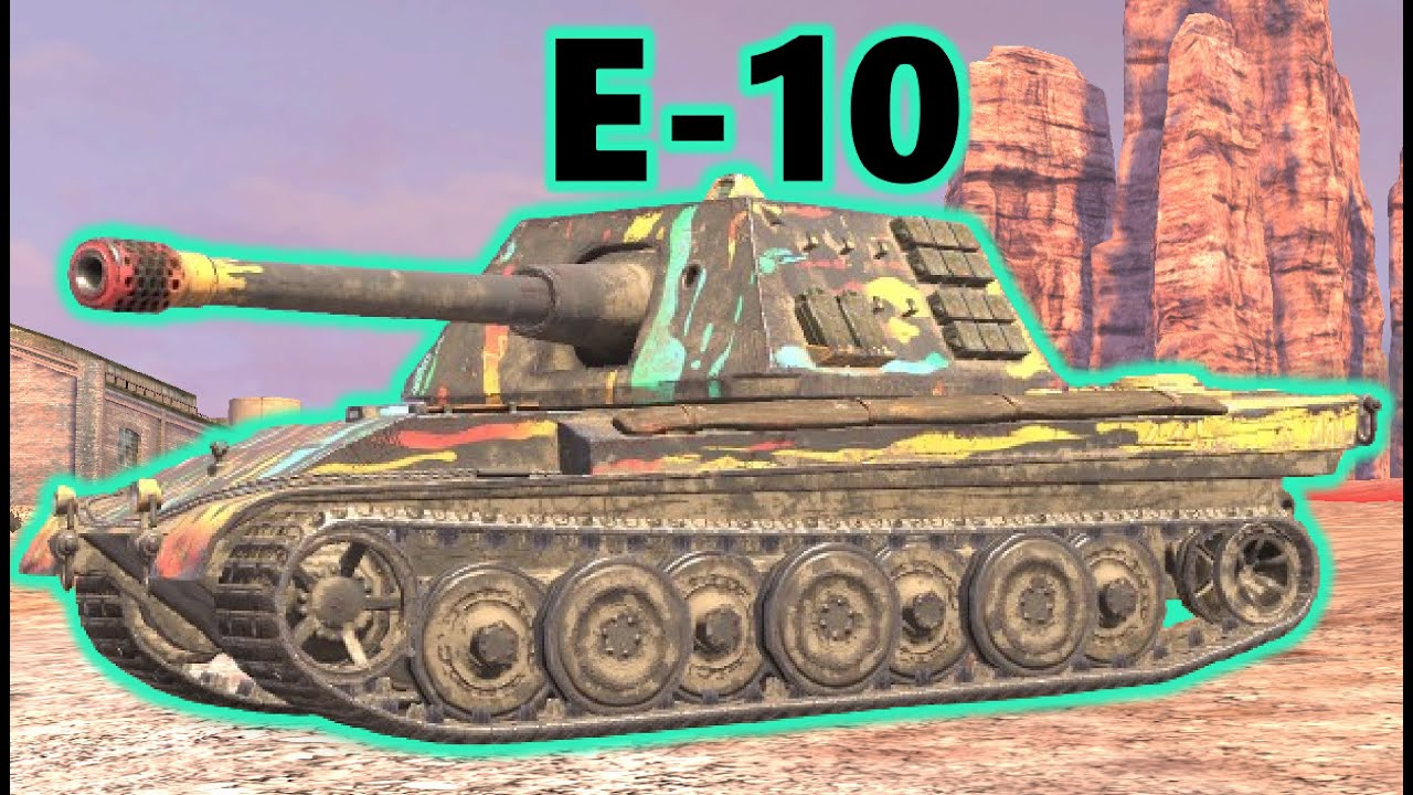 WoT Blitz Season 4: E-10 3 battles in action