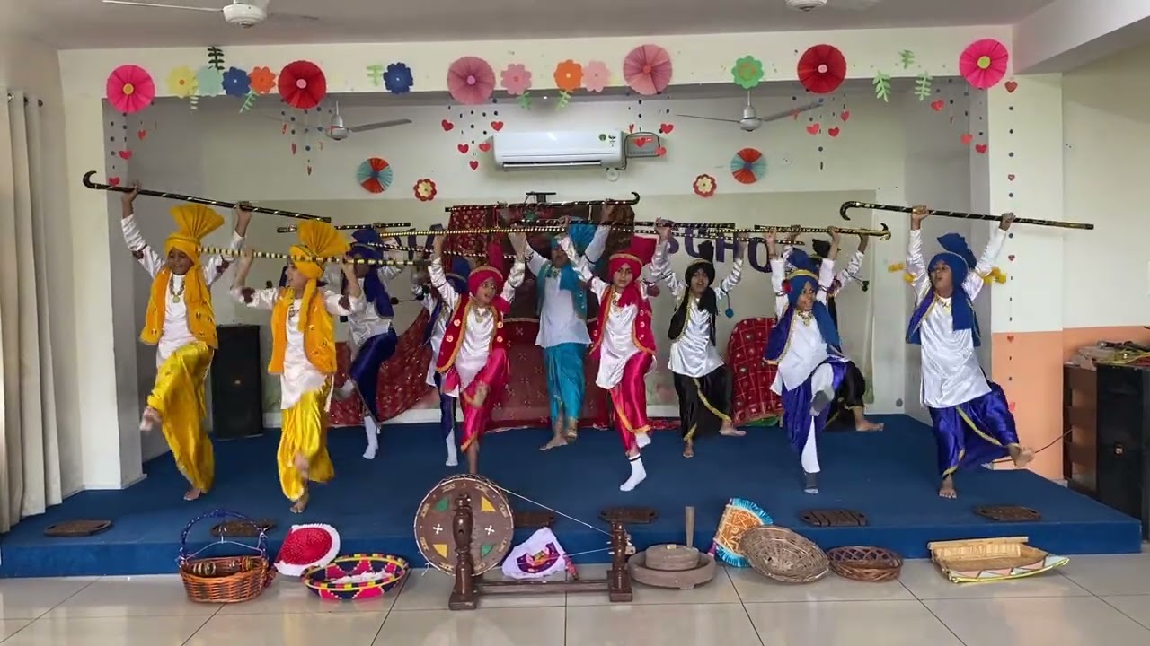 Bhangra performed by Students of Acadia World School