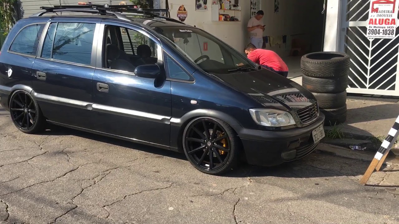 Zafira Suspensao a ar “stance customs”