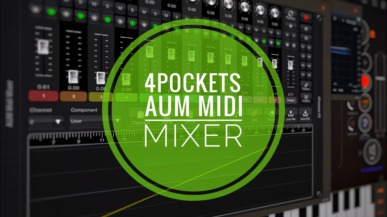 4Pockets AUM Midi Mixer Walkthrough - Automation Has Finally Arrived in AUM!