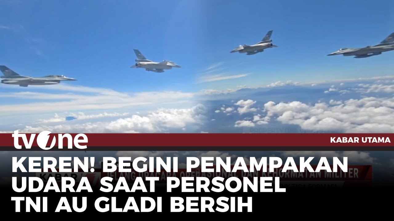 Gladi Bersih Demo Udara TNI Gabungan Berskala Besar Jelang Upacara Kehormatan Militer | tvOne