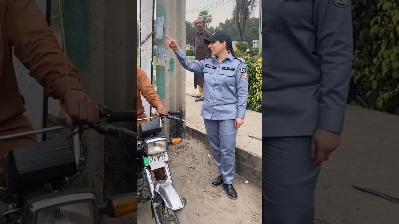 Warden police CTO Gujranwala Aisha Butt Awareness patang Bazi