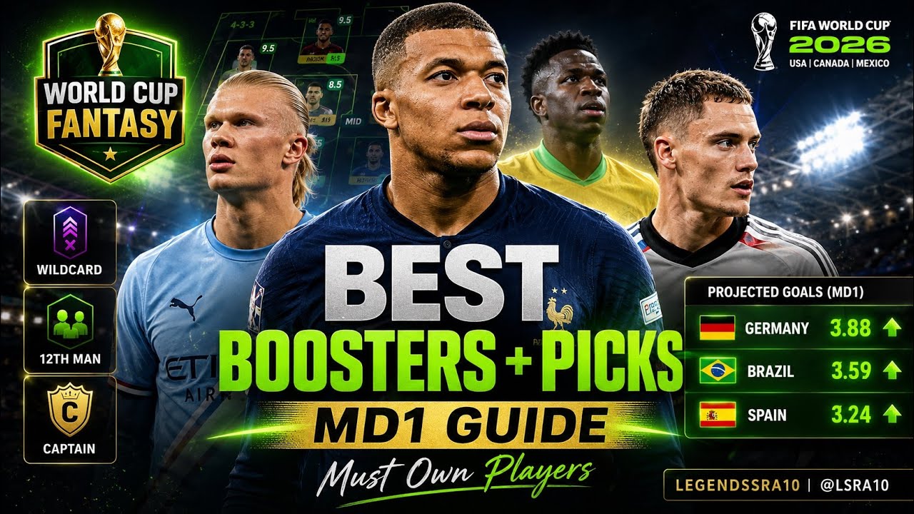 FIFA WORLD CUP FANTASY GUIDE 🌍🏆 | Best Teams, Boosters & Must Own Players