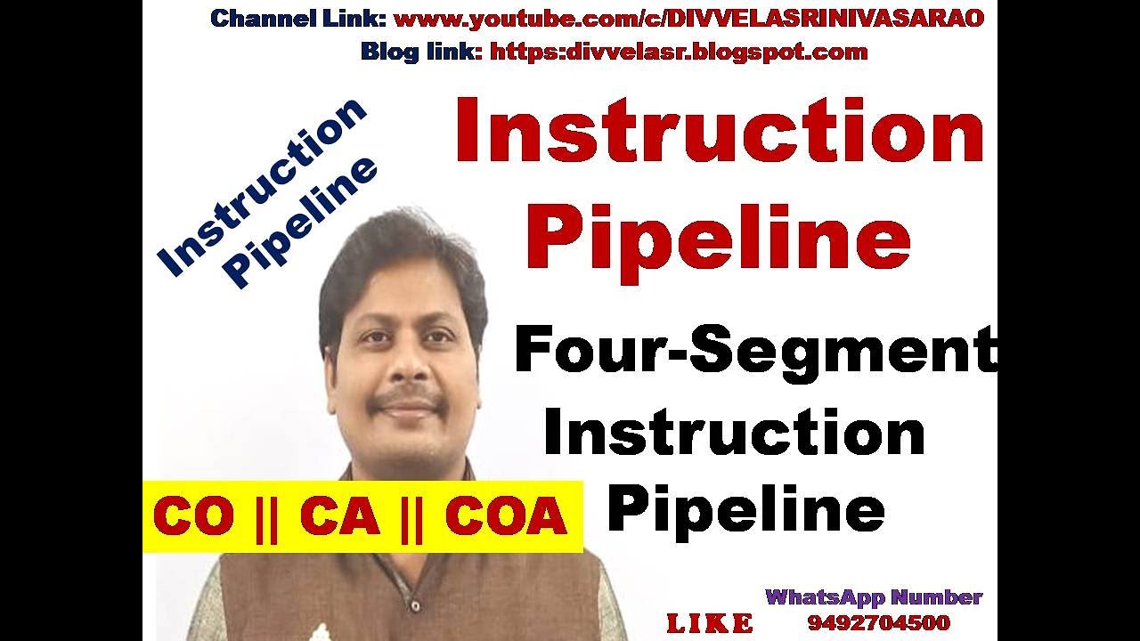 Instruction Pipeline || Four Segment Instruction Pipeline || Computer Organization and Architecture